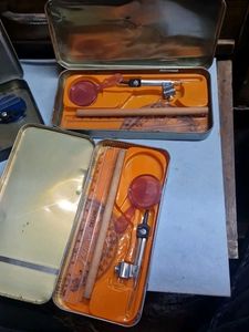 Vintage Mathematical Instrements 3 Pcs Lot