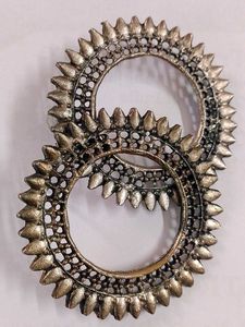 3 Pair Of Oxidation Earings Danglers Ethnic