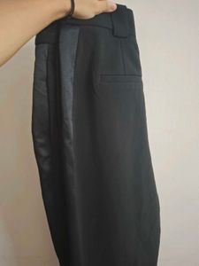 Black Wide Leg Trousers
