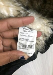 Pop-air Black Sleeveless Jacket