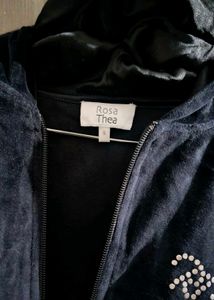 Velvet party Zip-Up Hoodie