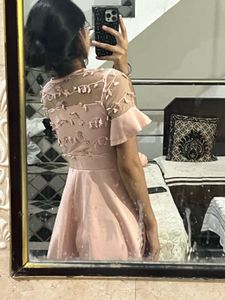 Peach Short Frock