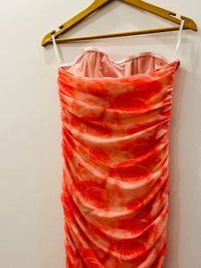 SAVANA /Urbanic Draped Bodycon Dress