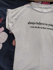 White Inspirational Tee