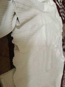 White Button-Down Top