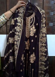 Jamun Embroidered Salwar Suit