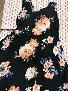 Floral Print Sleeveless Dress