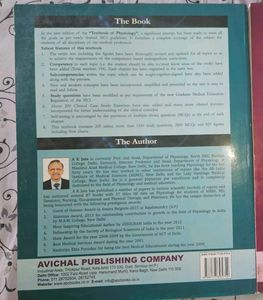 1st Year MBBS Physiology AK JAIN (Volume 1 and 2)