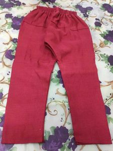 Red Kurta Shirt