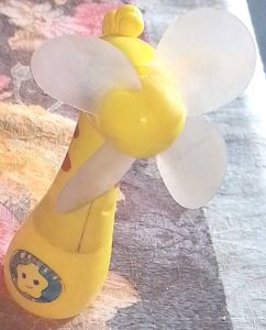 Cute Yellow Hand Fan