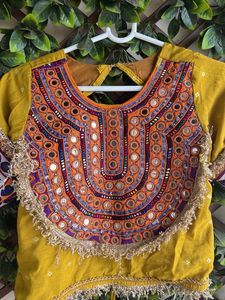 Vintage Embroidered Crop Top