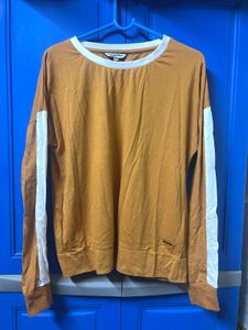 Stylish Brown Long Sleeve Top