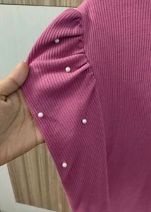 PINK KNIT TOP