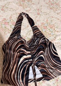 Swirl Halter Top