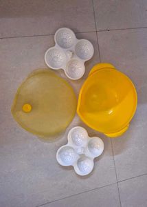 Yellow Microwave Idli Maker