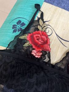 Floral Embroidered Lace Bralette