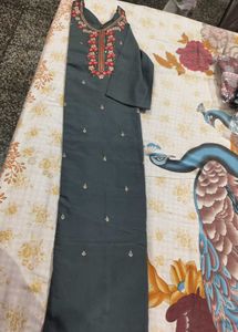 Heavy Three Piece Suit Kurti Pant Nd Dupatta