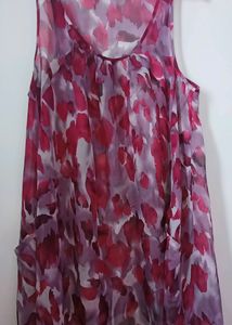 Floral Print Sleeveless Top