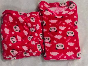 🚨BRAND New Cozy Panda Print Nightsuit Set