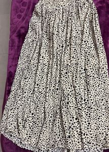 Spotted Maxi Skirt