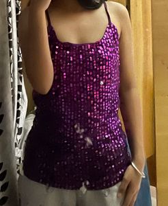 Sparkly Sequin Cami Top