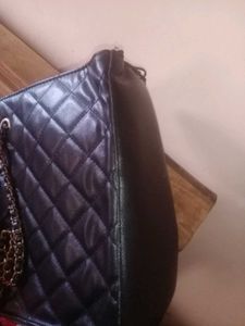 Fastrack Quilted Black Handbag