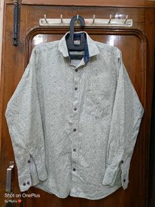 Men's Light Green Casual Shirt