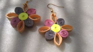 Classy Quiilled Earrings
