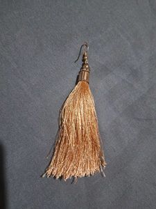 Women Golden Silk Earring