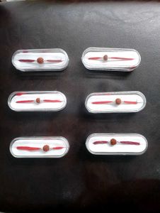 Pure Silver Rudraksh Rakhi ( Pack Of 6)
