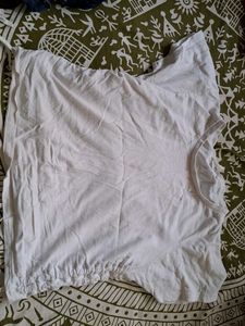 White Cropped Tank Top