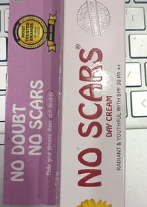 "No Scars Day Cream"