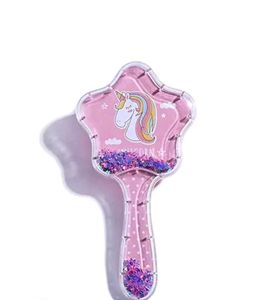 Combo Of Unicorn Hair Brush And Clip