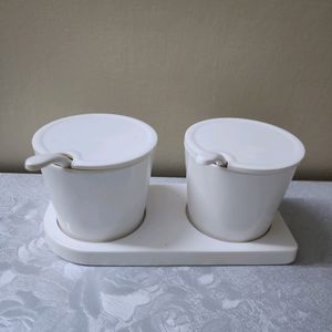 🆕️ White Condiment Set (with Tag)