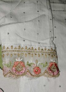 White Embroidered Kurta