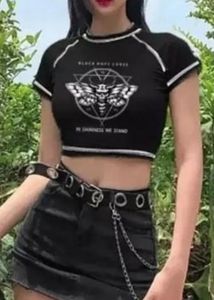 Black Trendy crop Top