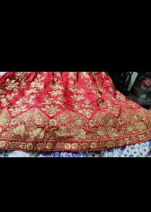 Red & Gold  ethnic gown