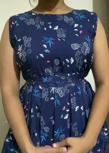 Blue Floral Dress