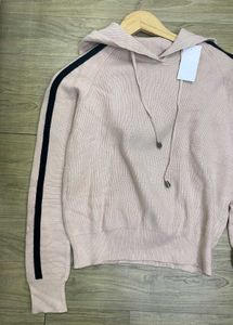 Striped Sleeve Hoodie - Bust 36