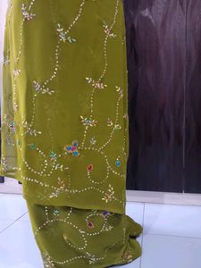 Discount Offer Designer Saree With Blouse