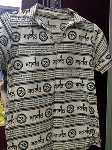 Printed Om Design Short kurti