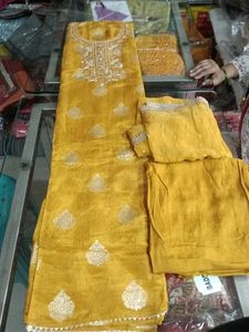 Golden Yellow Salwar Kameez