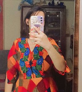 Colorful Patchwork Dress