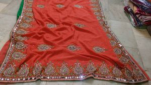 mirror 🪞 Elegant Embellished Saree