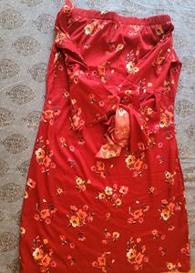 Printed Offshoulder Dress