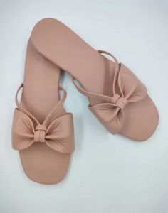 Cute Bow Flat Sandals