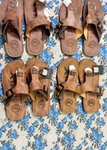 Men&#39;s Synthetic Leather Slippers