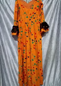 🧡 Haldi Outfit Gown 🧡
