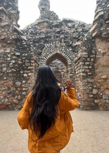 Orange Puffer Jacket