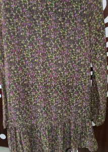 Floral Print Multicolour Top For Women